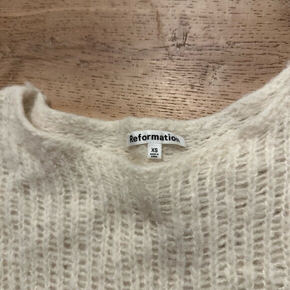 Reformation Kaya Oversized Sweater Alpaca Blend - Picture 7 of 11